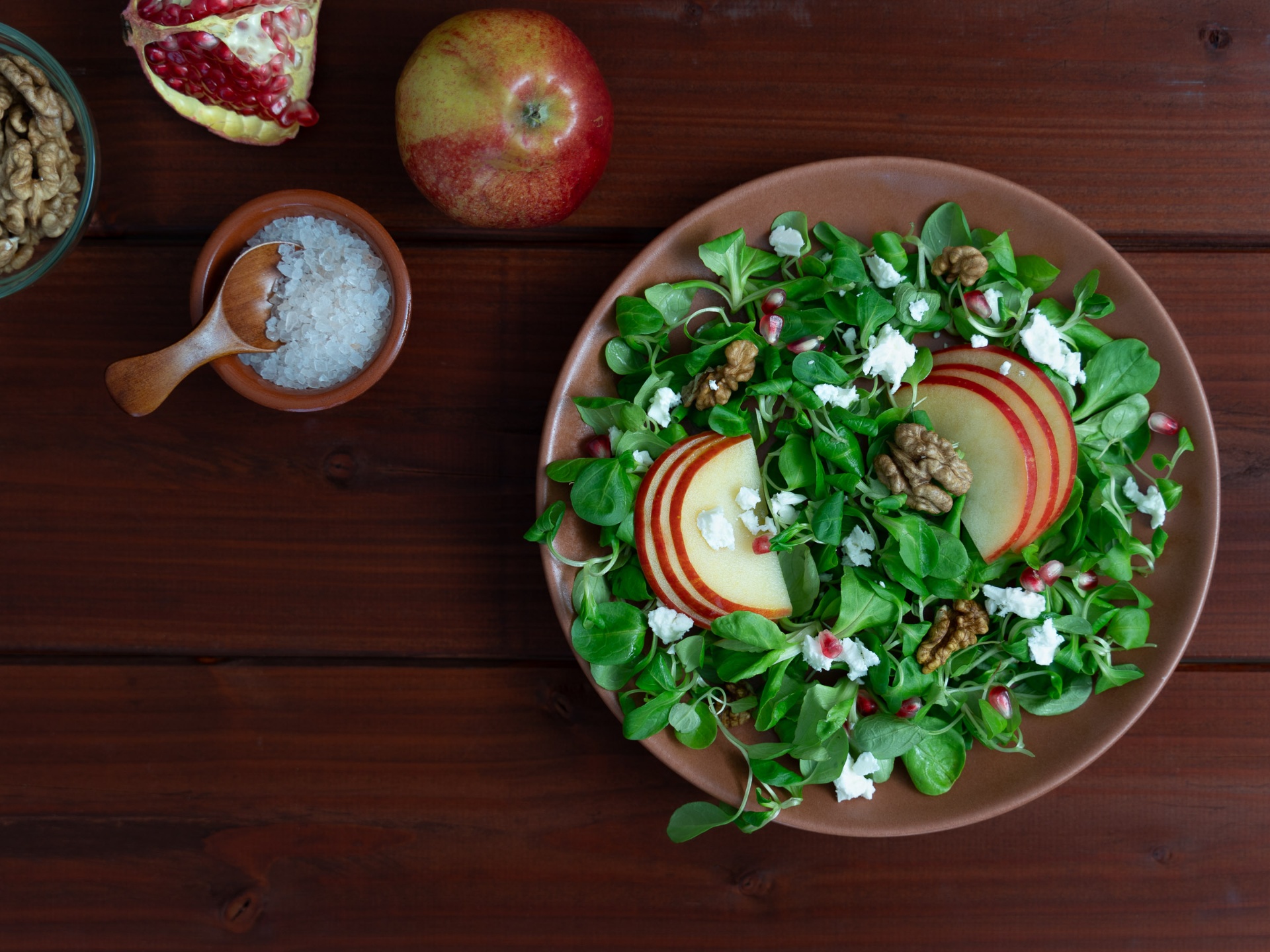 Editorial food photography — Garden Salads cluster