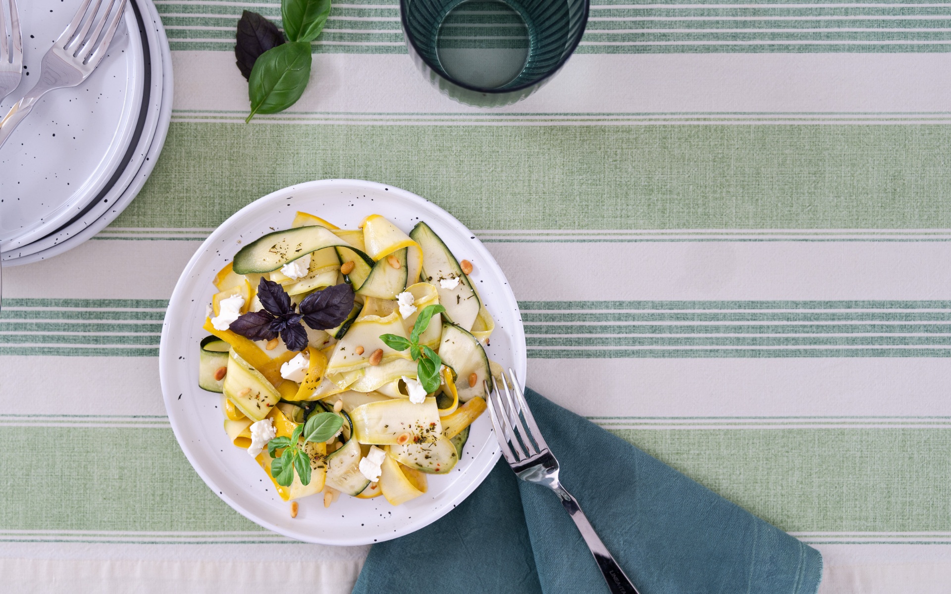 Editorial food photography — Garden Salads cluster