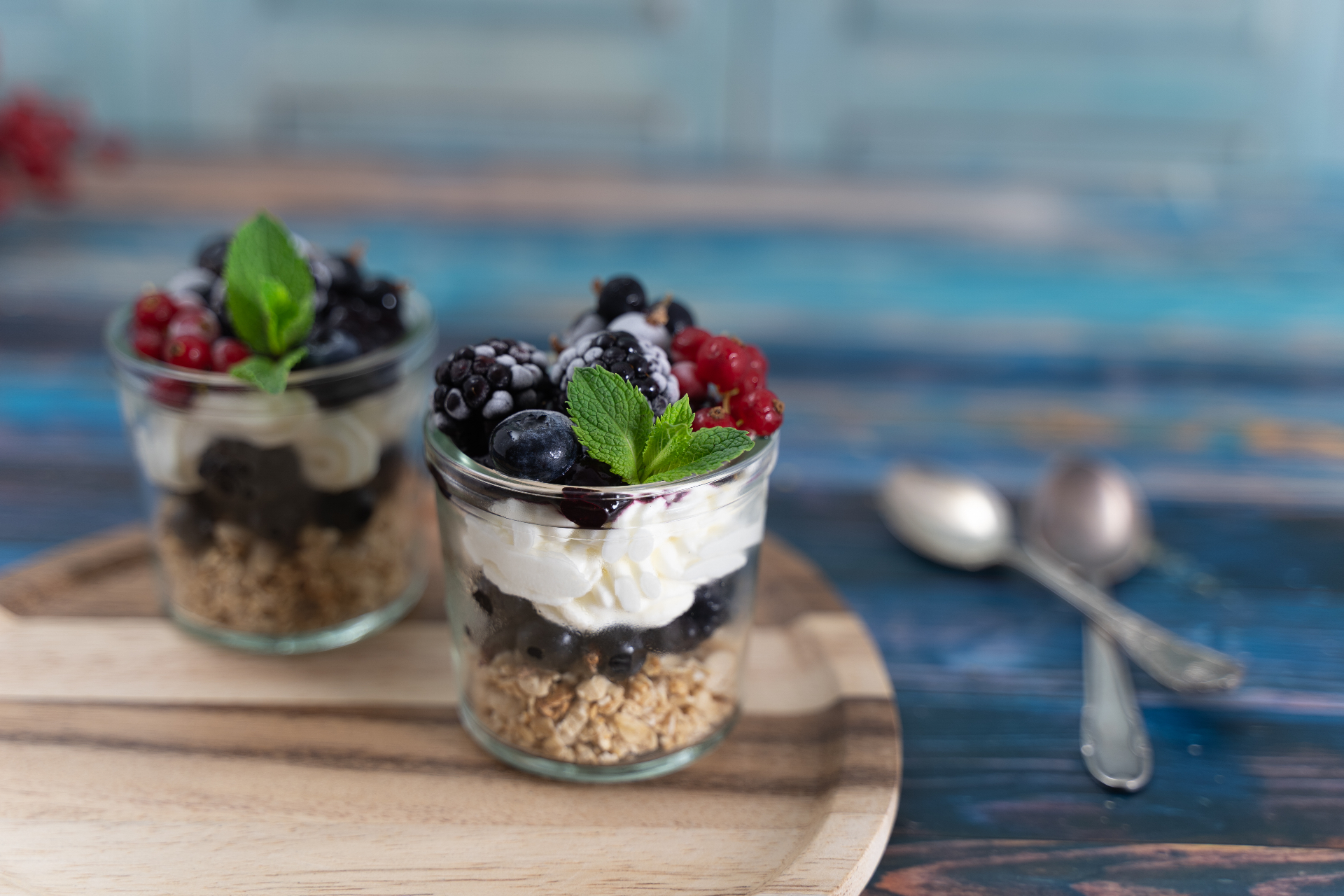 Layered berry parfait — Pancakes, Waffles & Berries