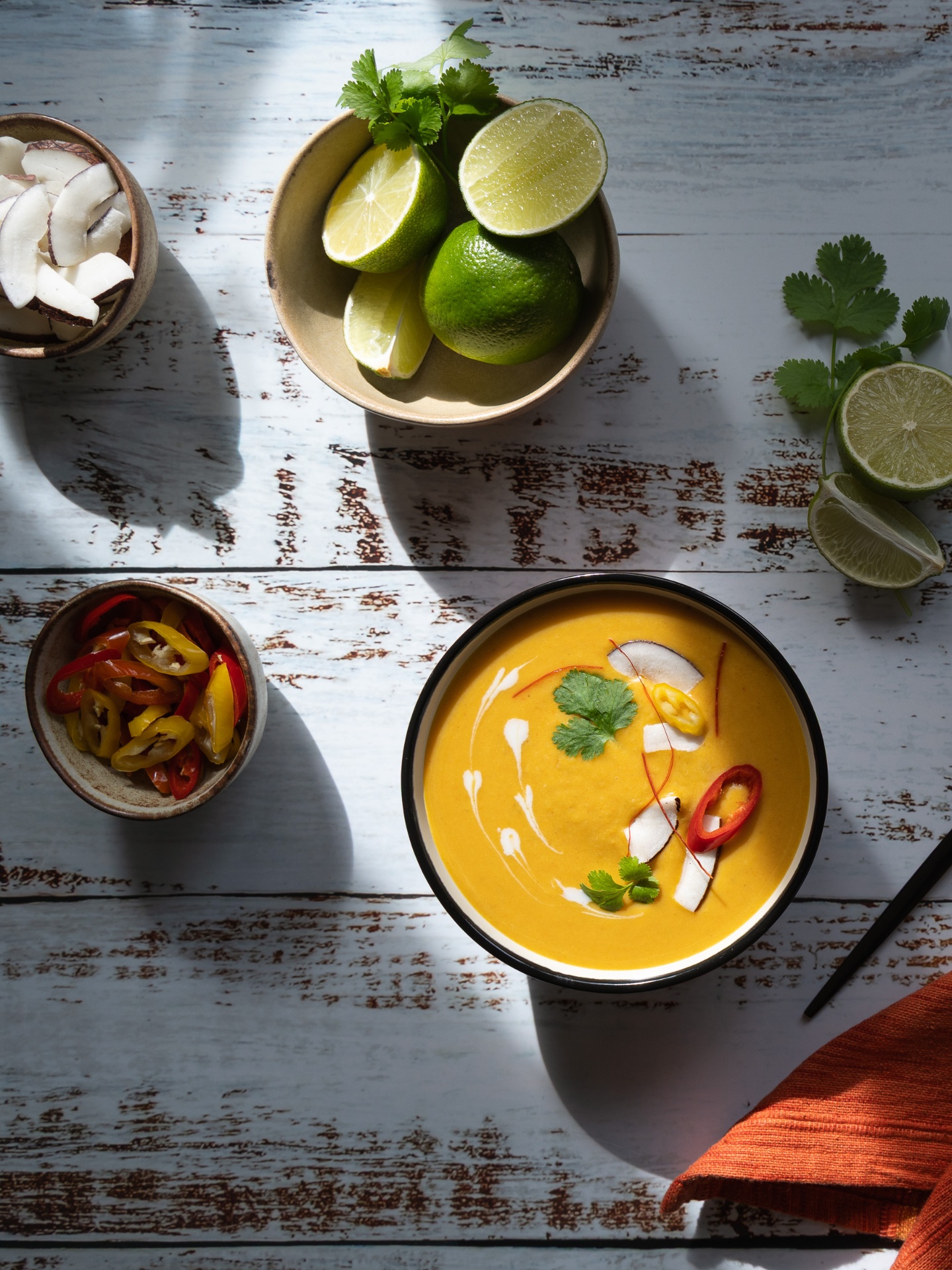 Coconut soup with lime — Green Kitchen