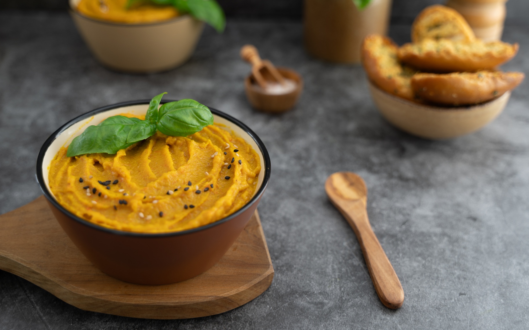 Pumpkin puree with basil — Green Kitchen