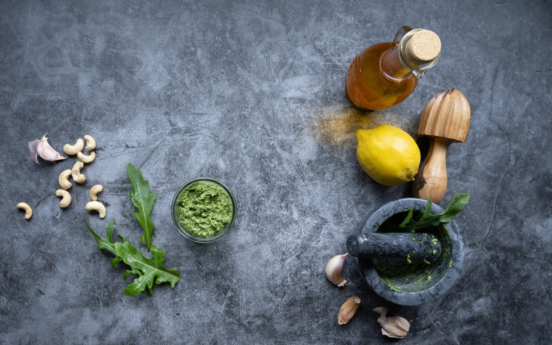 Editorial food photography — Garden Salads cluster
