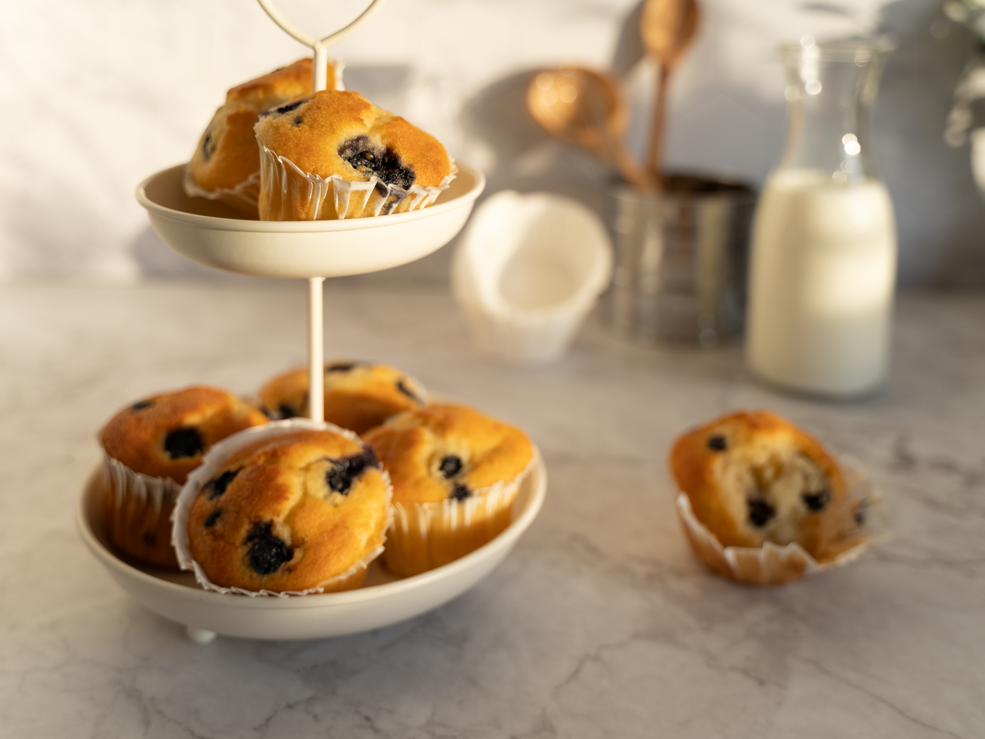 Tiered muffin stand — Bakery Notes