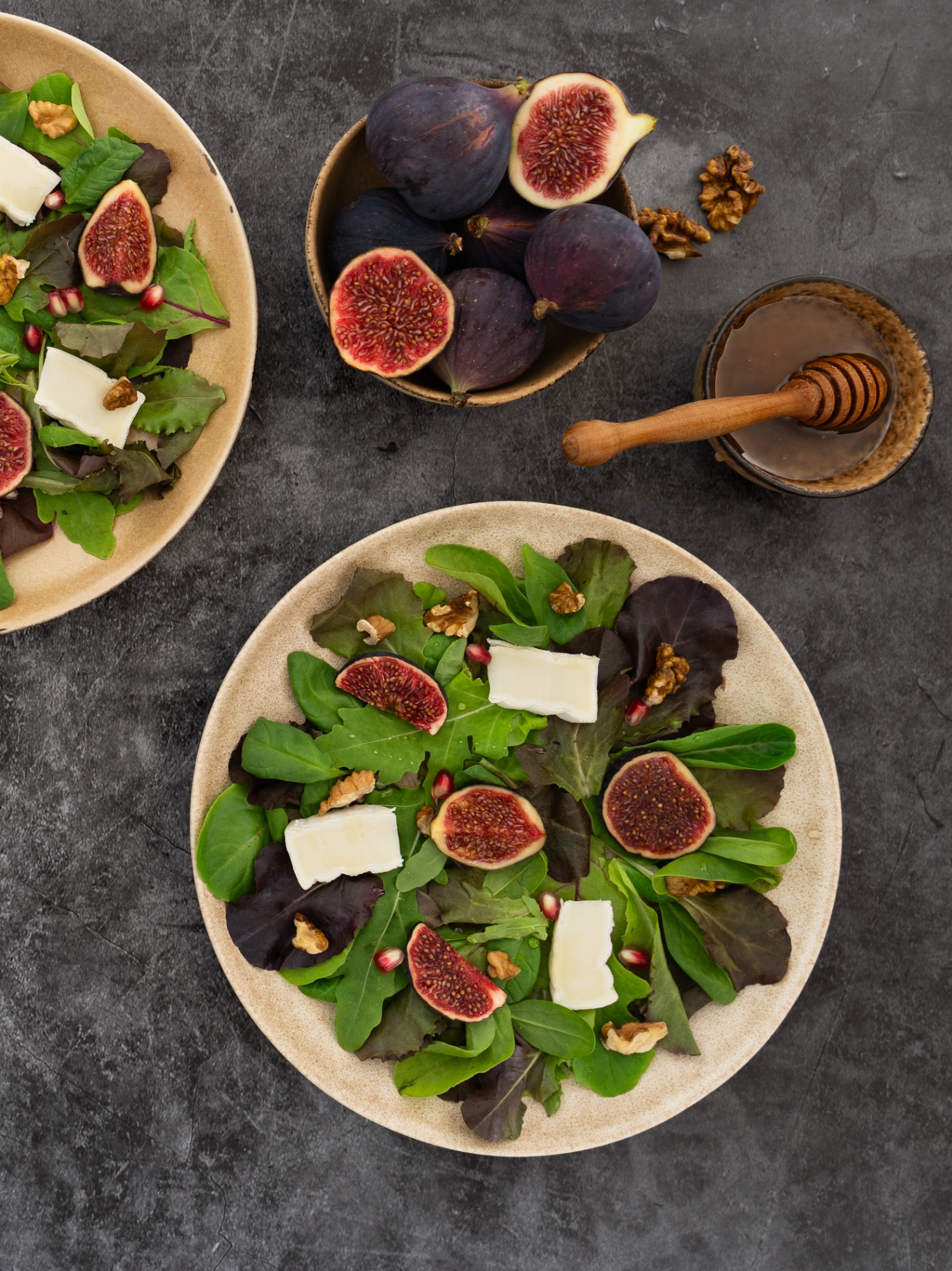 Fig salad with honey — Garden Salads