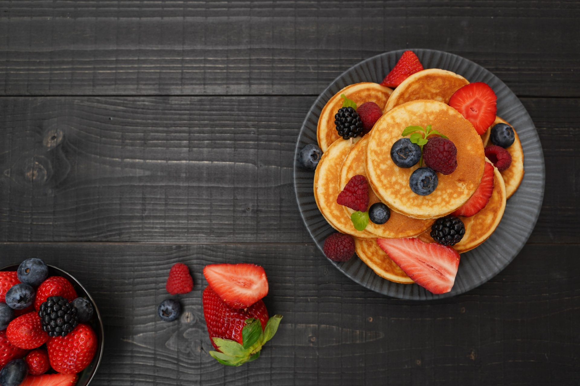 Waffles composition — Pancakes, Waffles & Berries